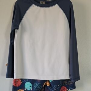 Kids Swim Set with Fish Print